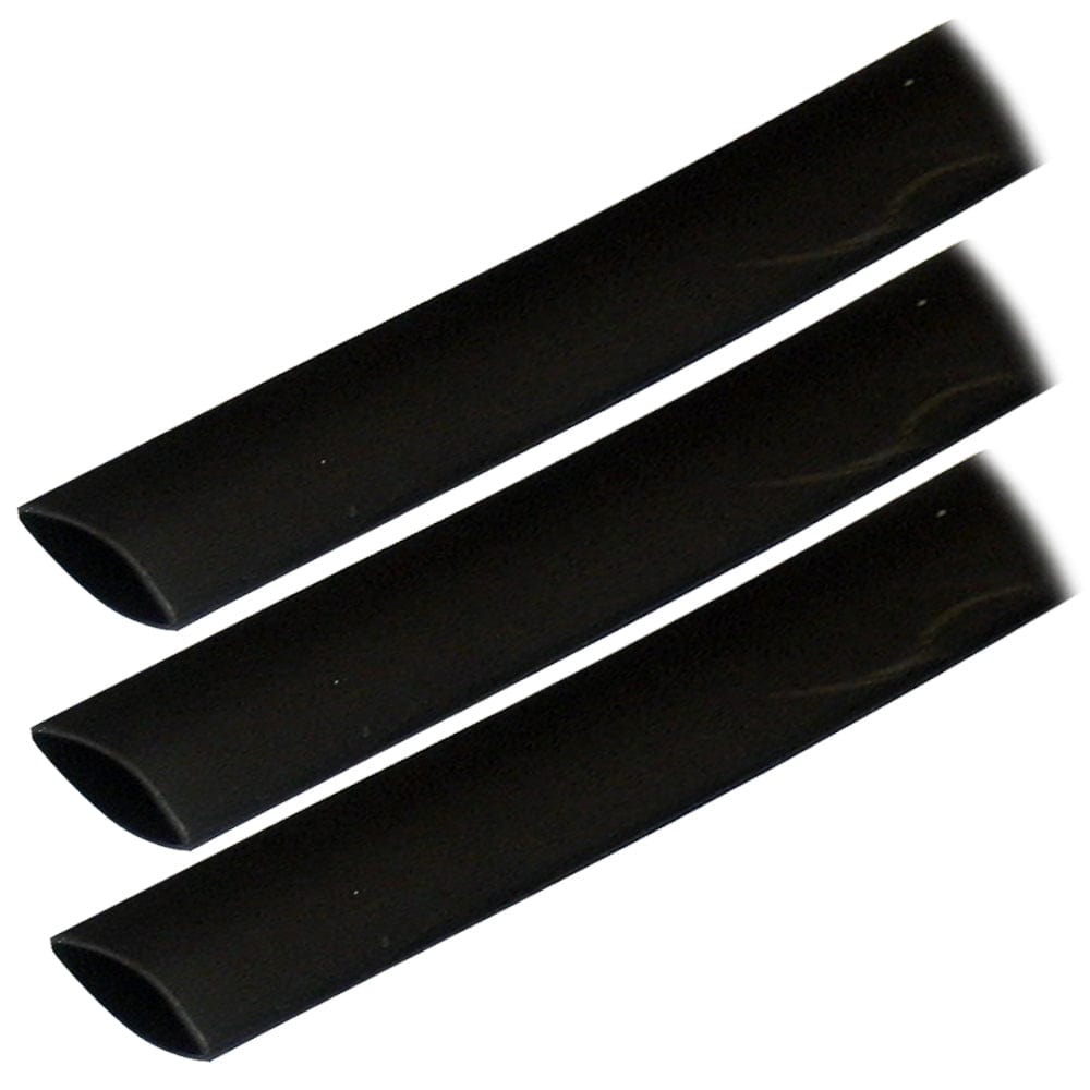 Ancor Adhesive Lined Heat Shrink Tubing (ALT) - 3/4" x 3" - 3-Pack - Black [306103] - The Happy Skipper