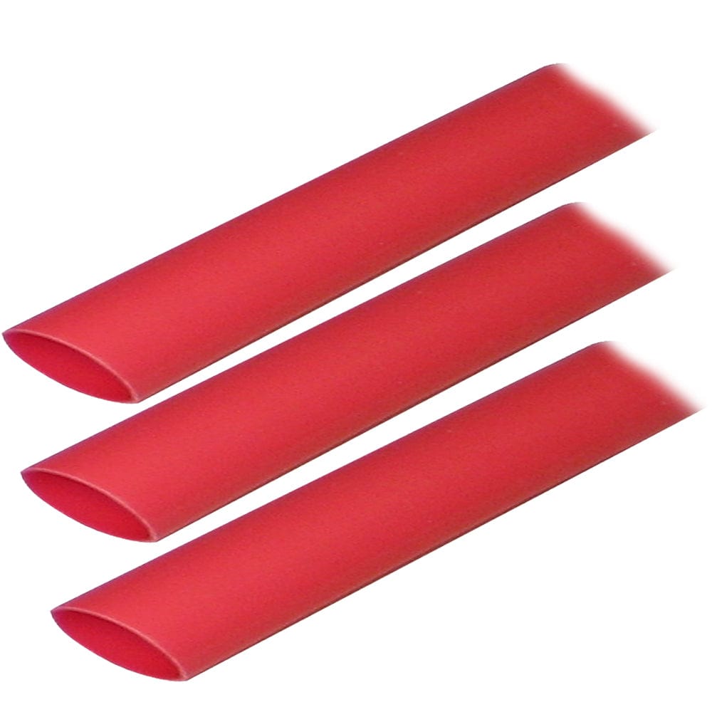 Ancor Adhesive Lined Heat Shrink Tubing (ALT) - 3/4" x 3" - 3-Pack - Red [306603] - The Happy Skipper