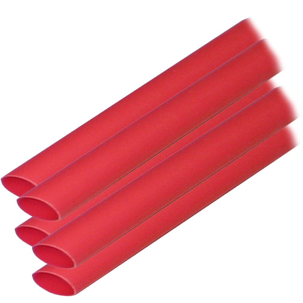Ancor Adhesive Lined Heat Shrink Tubing (ALT) - 3/8" x 6" - 5-Pack - Red [304606] - The Happy Skipper