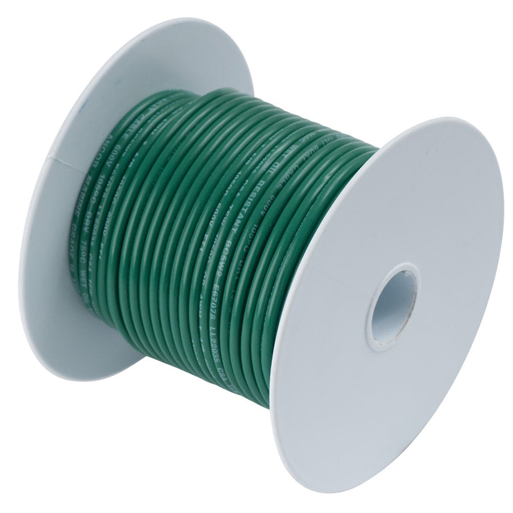 Ancor Green 10 AWG Tinned Copper Wire - 25' [108302] - The Happy Skipper