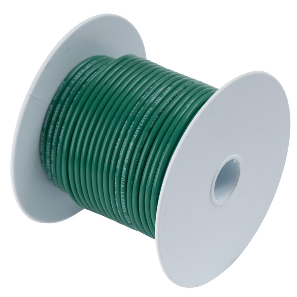 Ancor Green 14AWG Tinned Copper Wire - 100' [104310] - The Happy Skipper