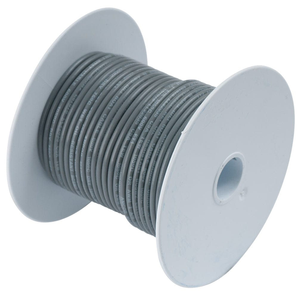 Ancor Grey 14 AWG Tinned Copper Wire - 100' [104410] - The Happy Skipper