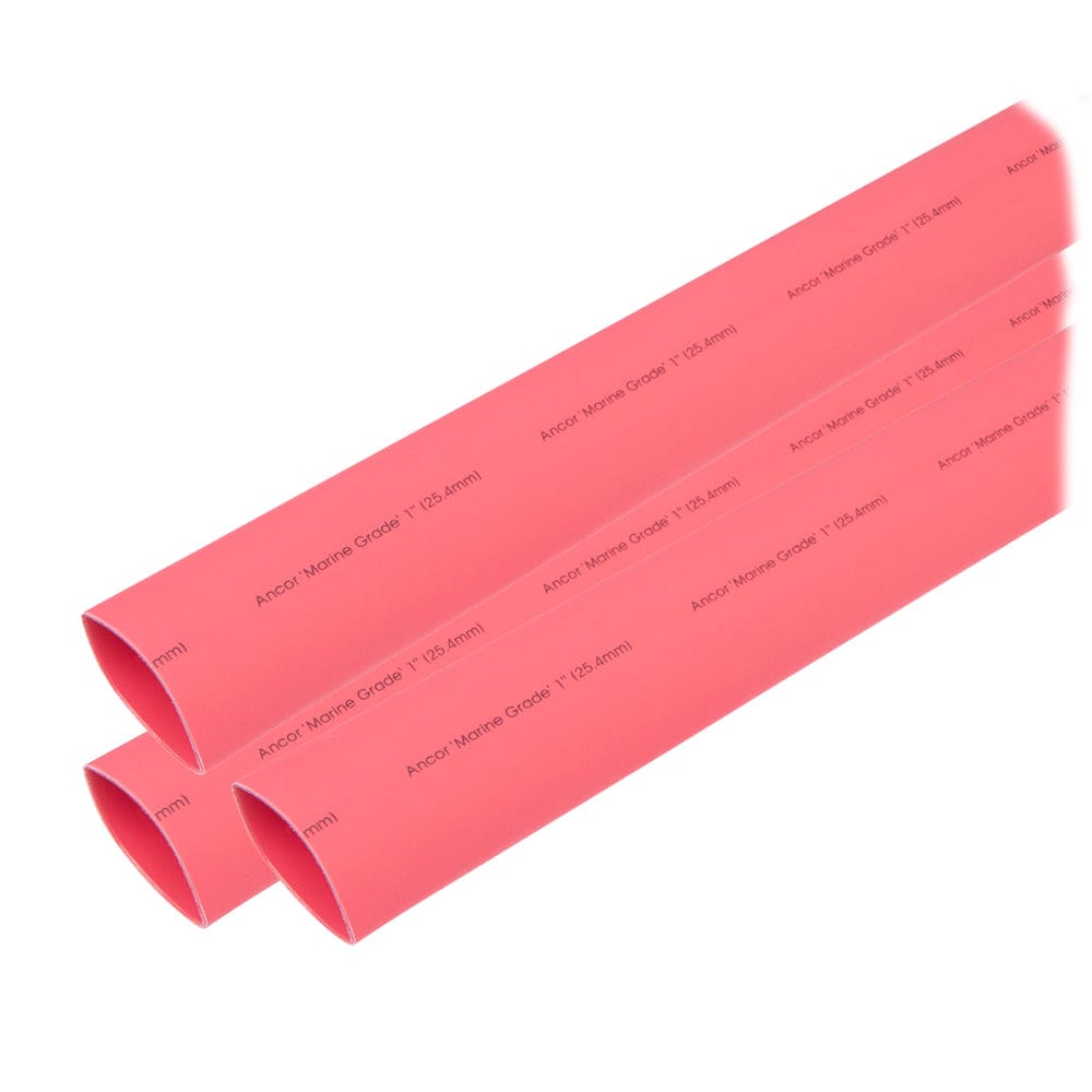 Ancor Heat Shrink Tubing 1" x 3" - Red - 3 Pieces [307603] - The Happy Skipper