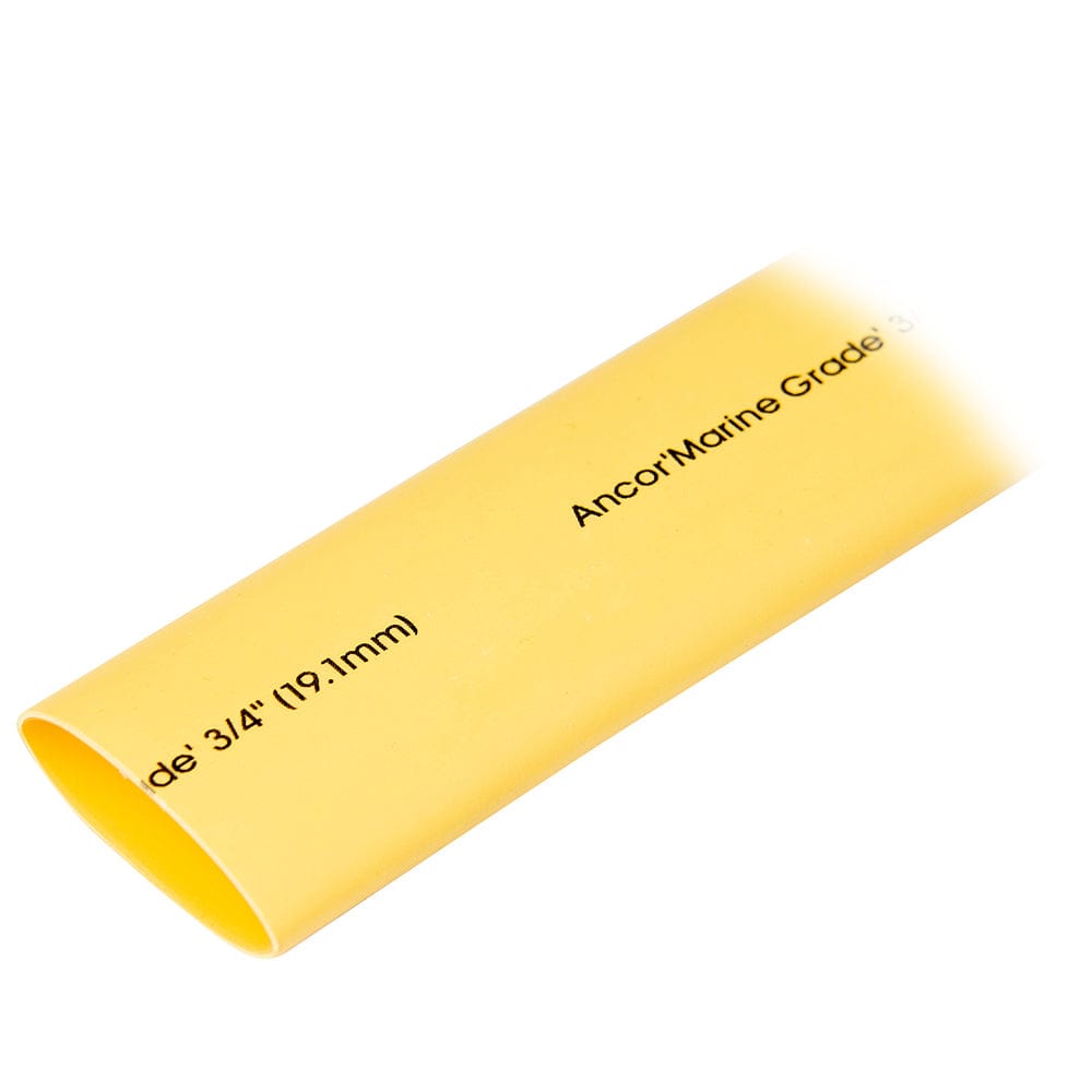 Ancor Heat Shrink Tubing 3/4" x 48" - Yellow - 1 Piece [306948] - The Happy Skipper