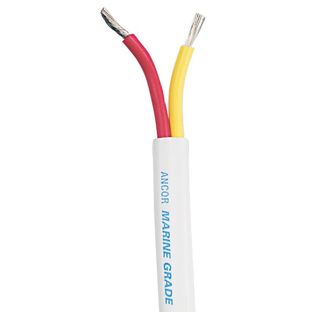 Ancor Safety Duplex Cable - 16/2 AWG - Red/Yellow - Flat - 25 [124702] - The Happy Skipper