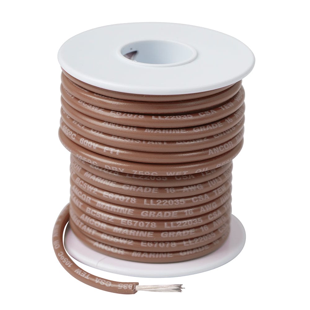 Ancor Tan 14 AWG Tinned Copper Wire - 100 [103810] - The Happy Skipper