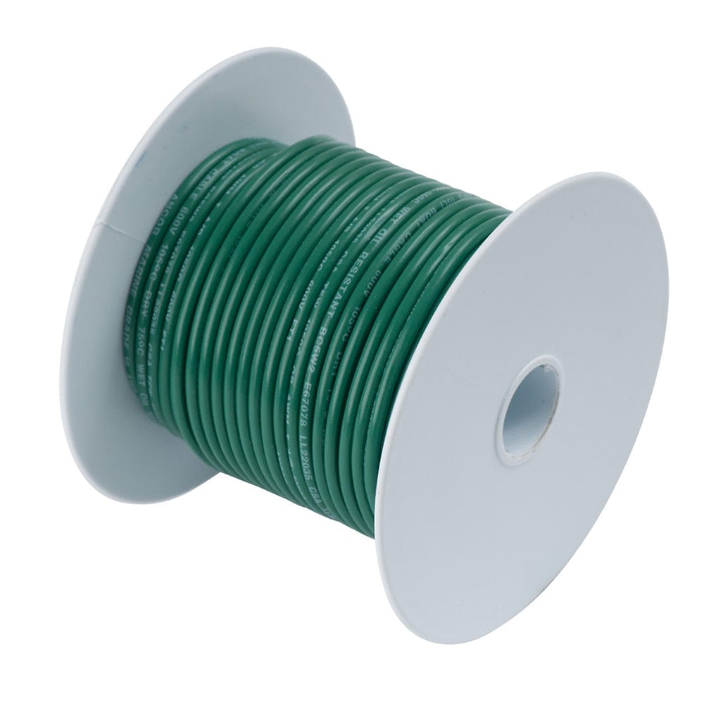 Ancor Tinned Copper Wire - 6 AWG - Green - 25 [112302] - The Happy Skipper