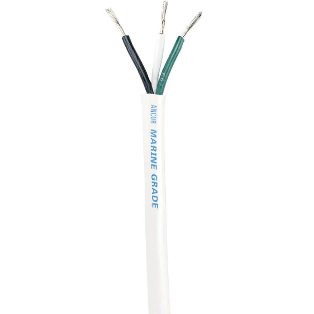 Ancor White Triplex Cable - 16/3 AWG - Round - 100' [133710] - The Happy Skipper