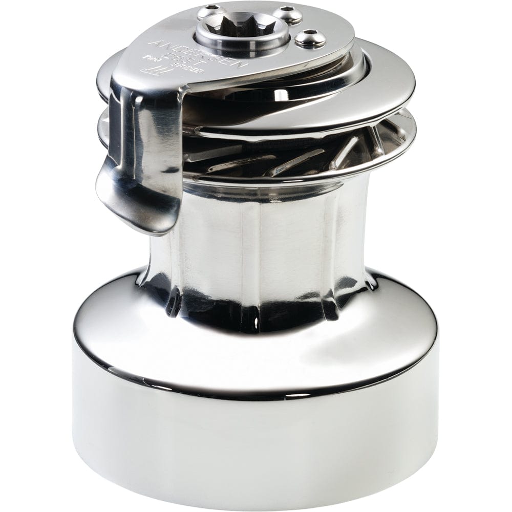 ANDERSEN 28 ST FS - 2-Speed Self-Tailing Manual Winch - Full Stainless Steel [RA2028010000] - The Happy Skipper