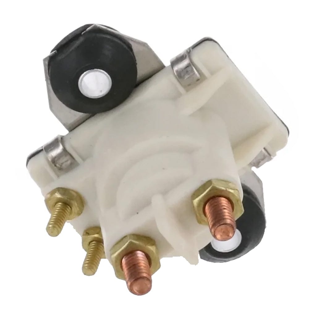 ARCO Marine Outboard Solenoid w/Flat Isolated Base White Housing [SW097] - The Happy Skipper