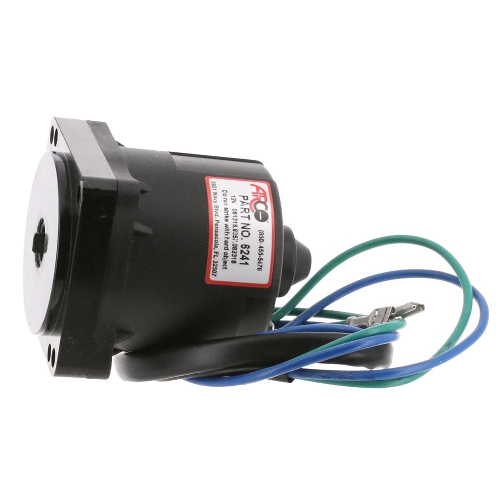 ARCO Marine Replacement Johnson/Evinrude Tilt Trim Motor - 2-Wire, 4 Bolt, Flat Blade Shaft [6241] - The Happy Skipper
