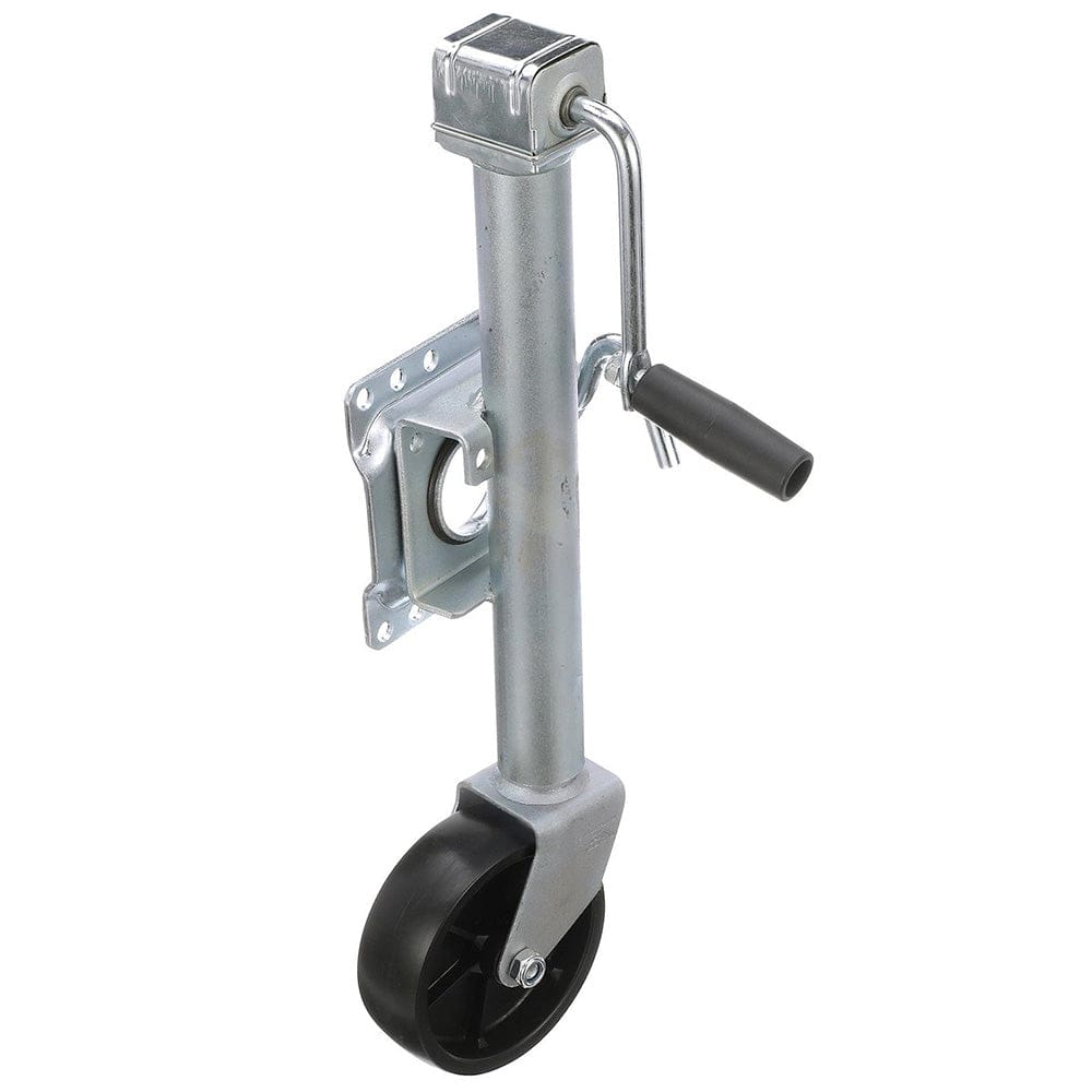 Attwood Fold-Up Trailer Jack - 1000 lb Capacity - Single Wheel [11127-4] - The Happy Skipper