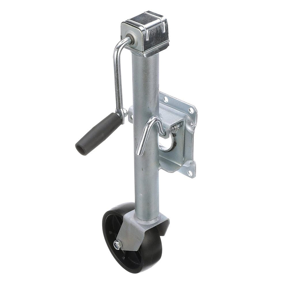 Attwood Fold-Up Trailer Jack - 1000 lb Capacity - Single Wheel [11127-4] - The Happy Skipper