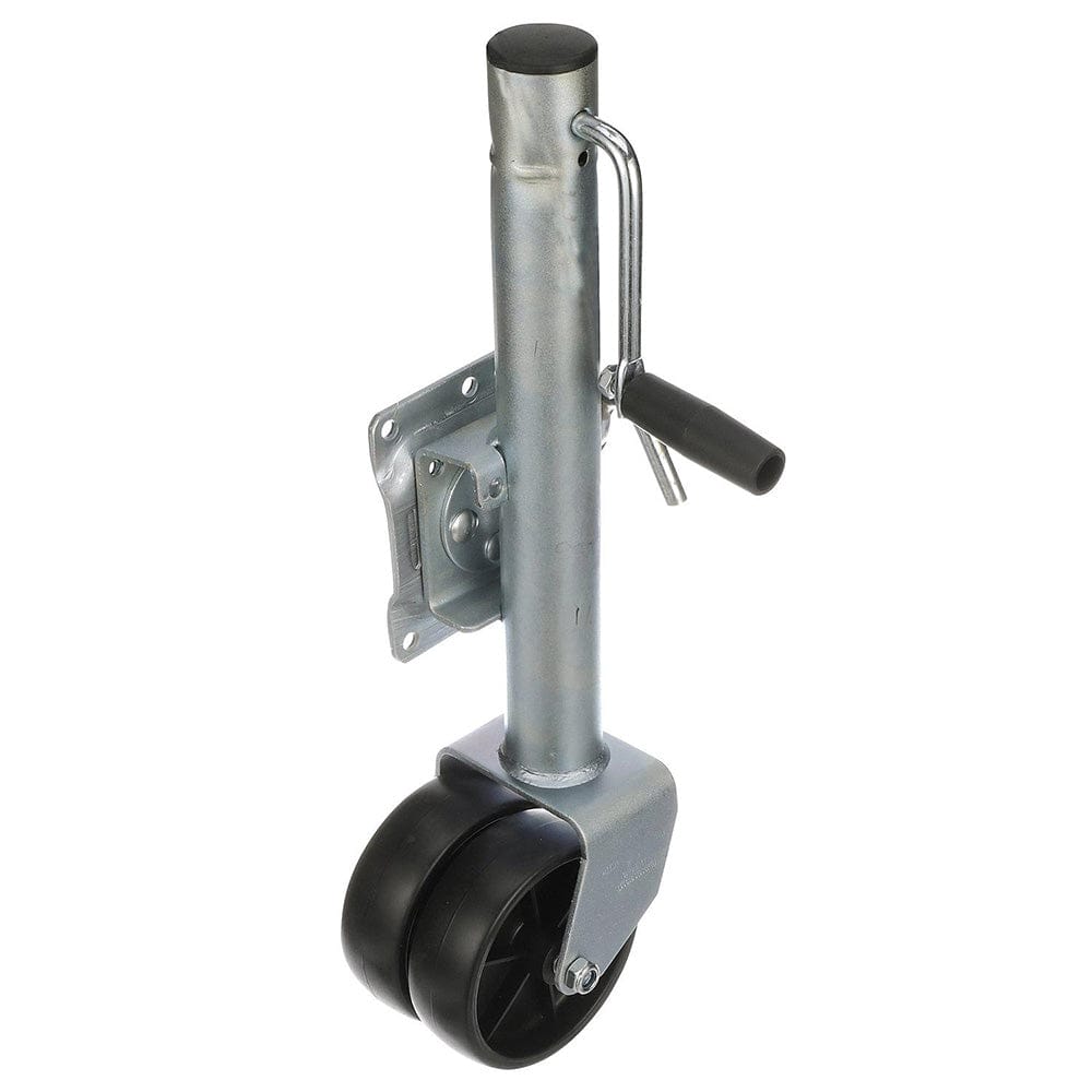 Attwood Fold-Up Trailer Jack - 1500 lb Capacity - Dual Wheel [11126-4] - The Happy Skipper