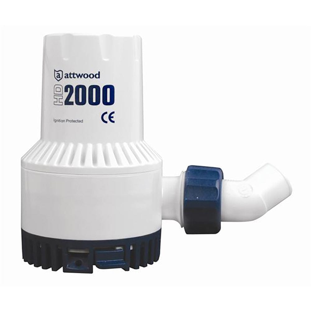 Attwood HD2000 Heavy Duty Bilge Pump - 24V 2000 GPH [4770-4] - The Happy Skipper