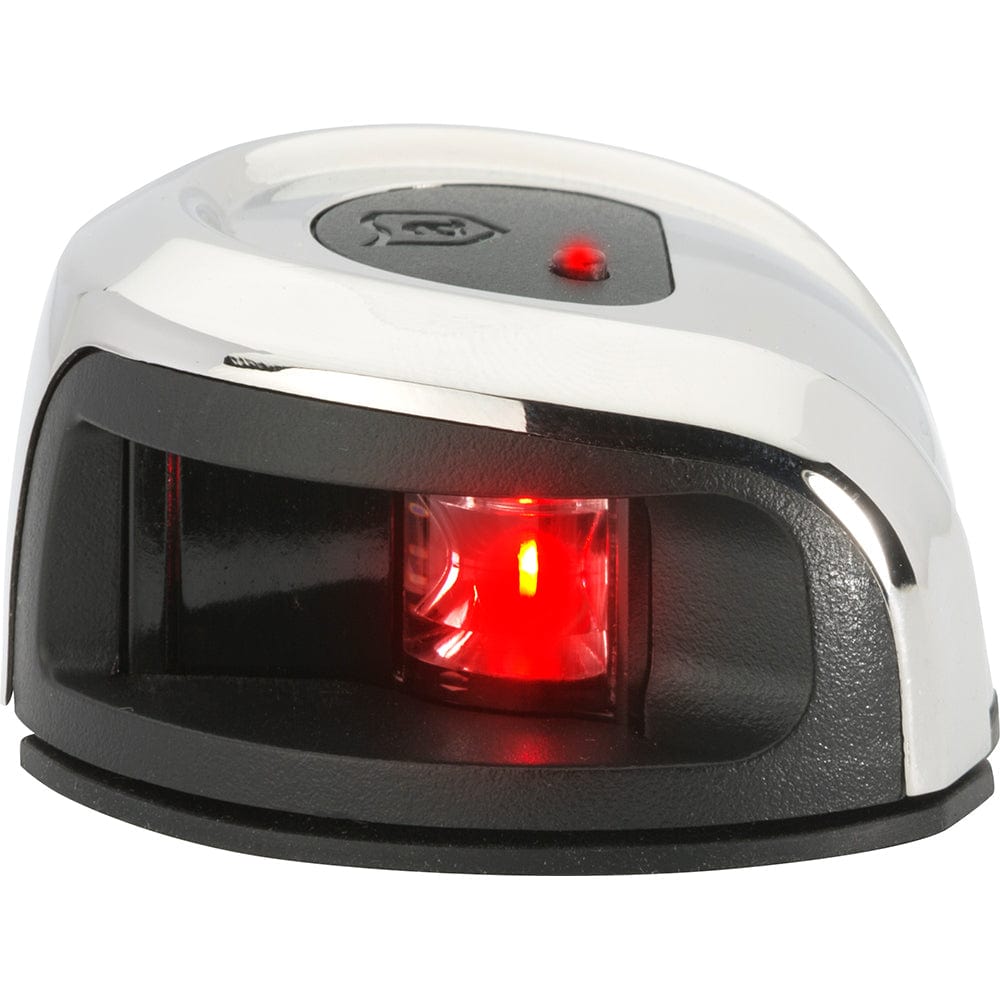 Attwood LightArmor Deck Mount Navigation Light - Stainless Steel - Port (red) - 2NM [NV2012SSR-7] - The Happy Skipper