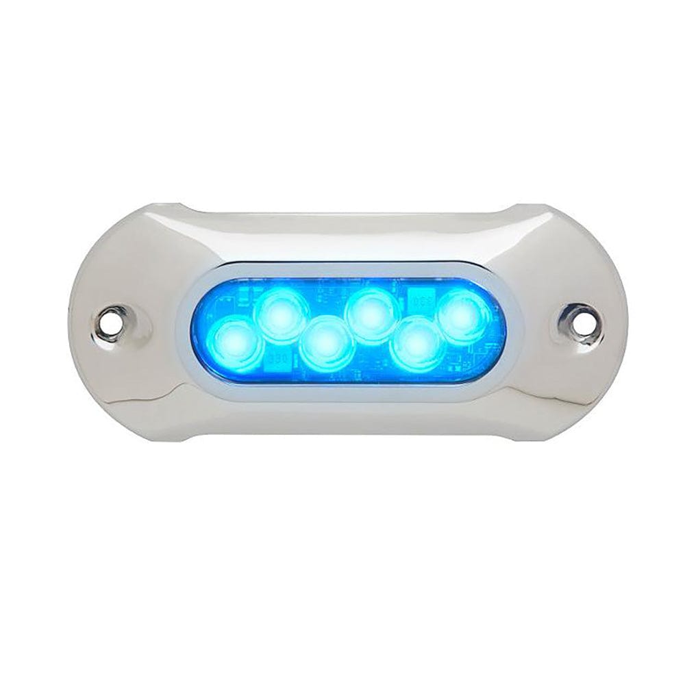Attwood LightArmor HPX Underwater Light - 6 LED Blue [66UW06B-7] - The Happy Skipper