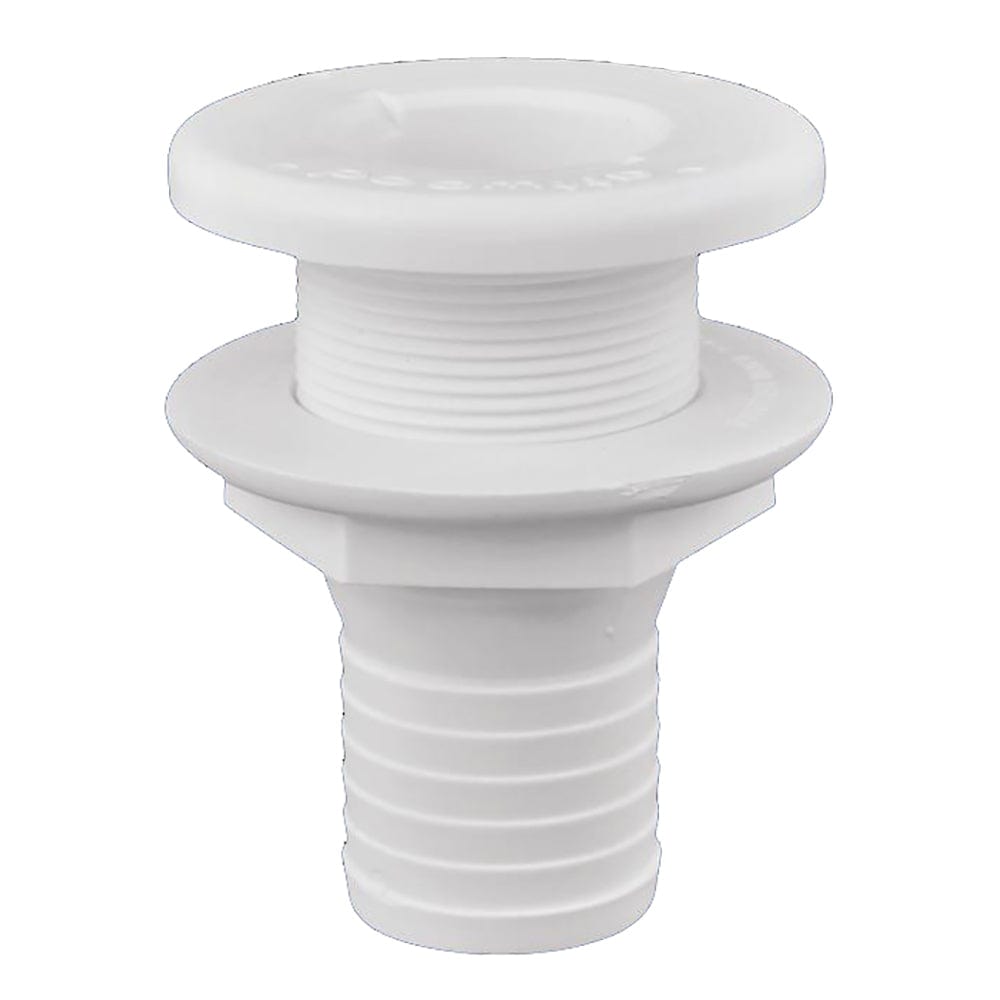 Attwood Plastic Thru-Hull Fitting - 1-1/2" - White [3875-3] - The Happy Skipper