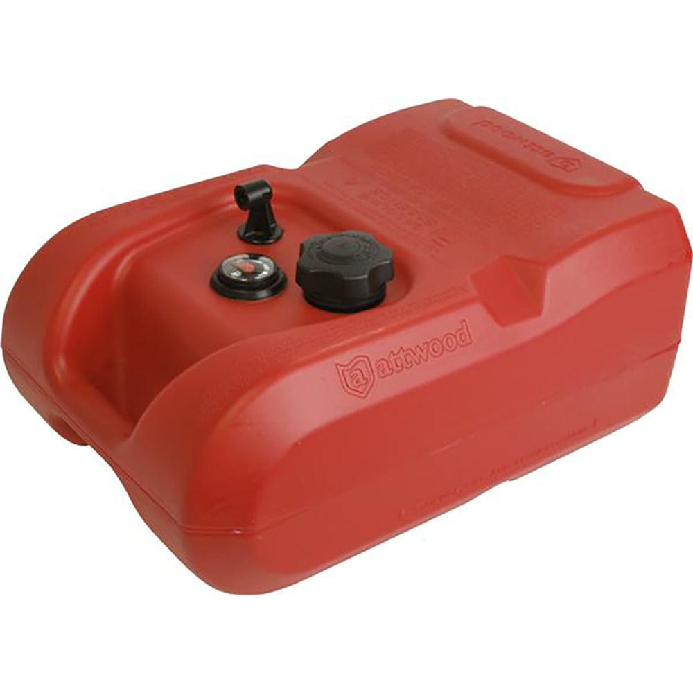 Attwood Portable Fuel Tank - 6 Gallon w/Gauge [8806LPG2] - The Happy Skipper