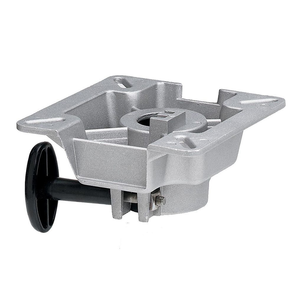 Attwood SWIVL-EZE LakeSport 2-3/8" Seat Mount w/Friction Control - Aluminum [818440] - The Happy Skipper