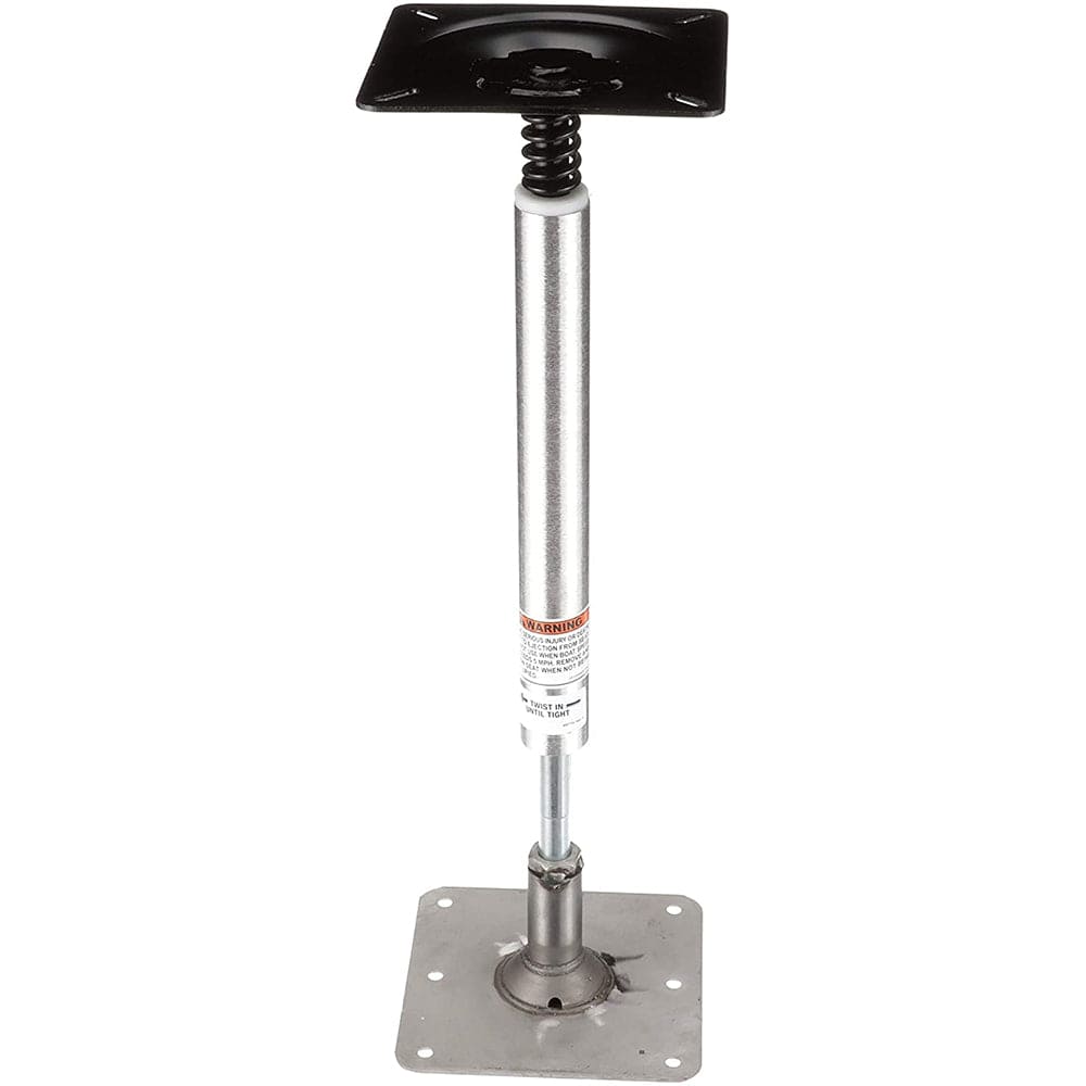 Attwood SWIVL-EZE LockN-Pin 3/4" Pedestal Kit 13" Post 7" x 7" Stainless Steel Base Plate Threaded [977339-T] - The Happy Skipper