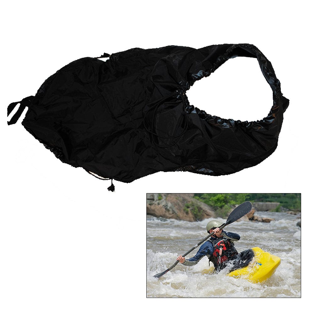 Attwood Universal Fit Kayak Spray Skirt - Black [11776-5] - The Happy Skipper