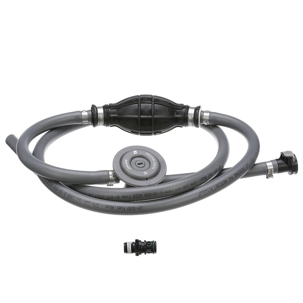 Attwood Universal Fuel Line Kit - 3/8" Dia. x 6 Length w/Sprayless Connectors Fuel Demand Valve [93806UUSD7] - The Happy Skipper