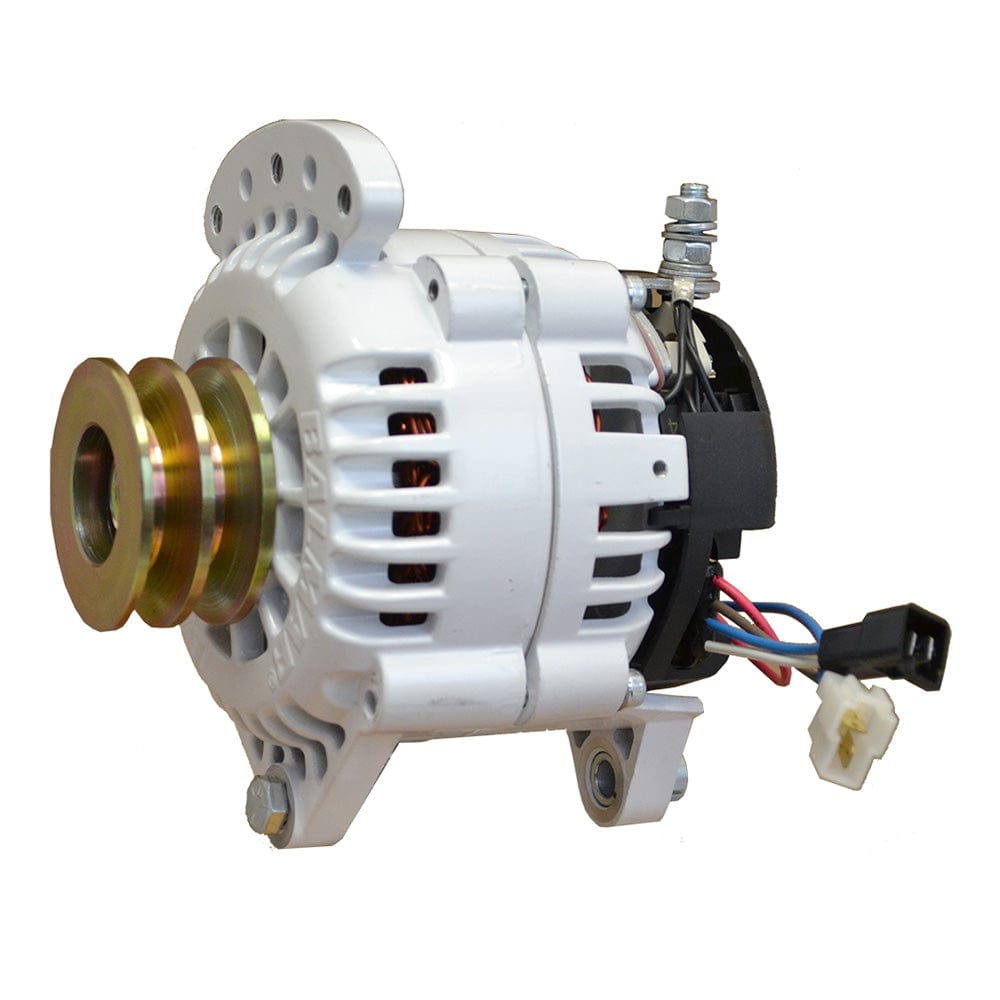 Balmar Alternator 120 AMP 12V 3.15" Dual Foot Saddle Dual Pulley w/Isolated Ground [60-120-DV] - The Happy Skipper