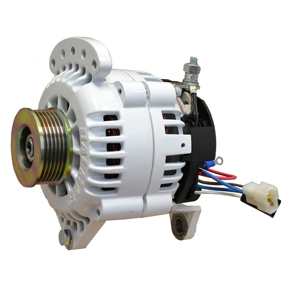 Balmar Alternator 120 AMP 12V 4" Dual Foot Saddle K6 Pulley w/Isolated Ground [604-120-K6] - The Happy Skipper