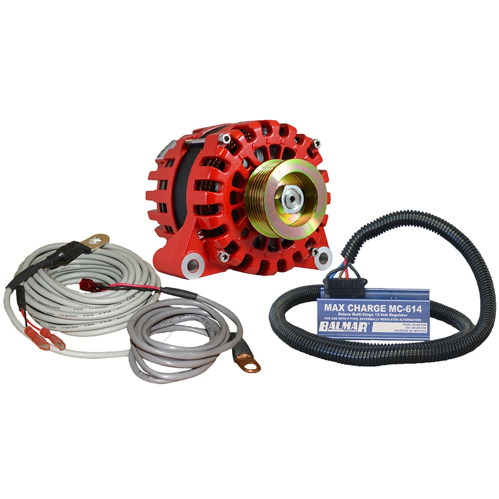 Balmar Alternator Vortec K6 Serpentine Pulley Regulator Temp Sensor - 170A - 12V [XT-VT-170-K6-KIT] - The Happy Skipper