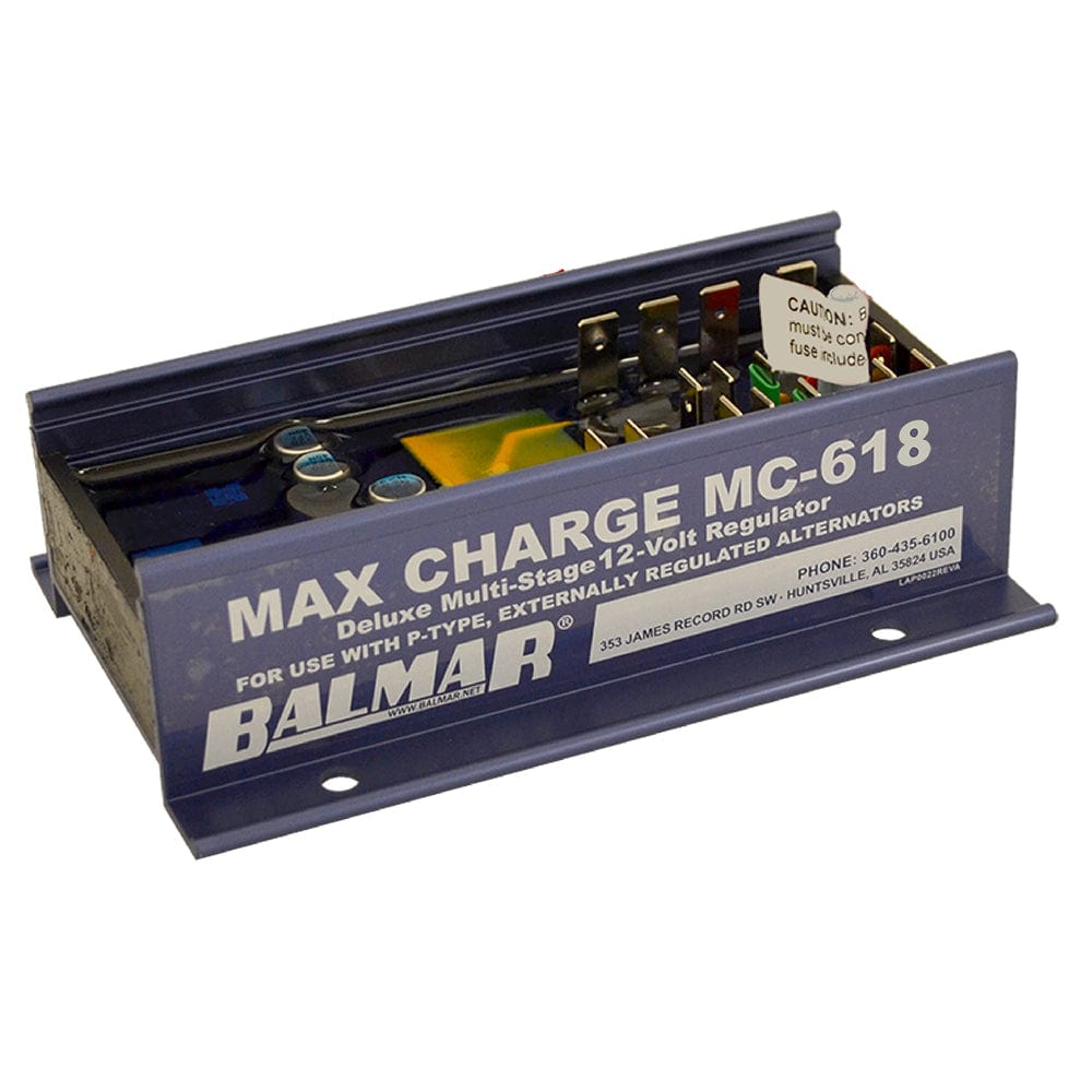 Balmar Max Charge MC618 Multi-Stage Regulator w/o Harness - 12V [MC-618] - The Happy Skipper