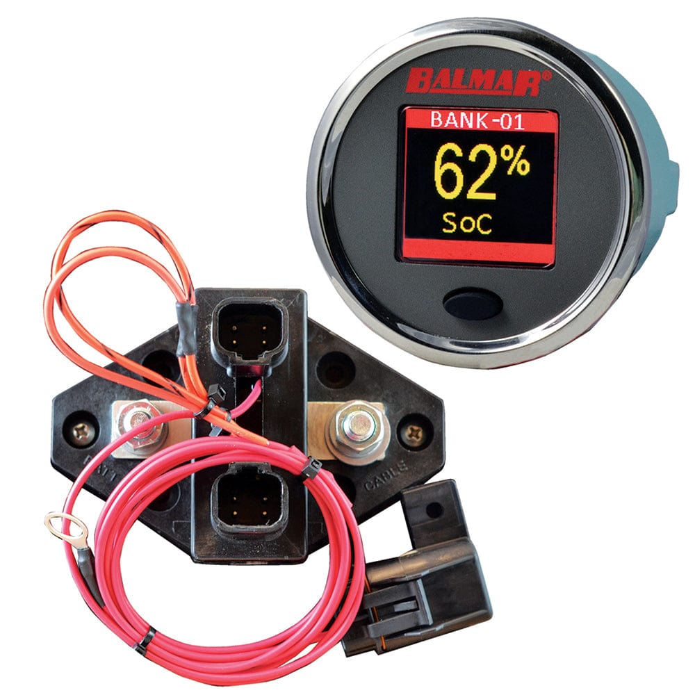Balmar SG200 Battery Monitor Kit w/Display Shunt 10M Cable - 12-48 VDC [SG200] - The Happy Skipper