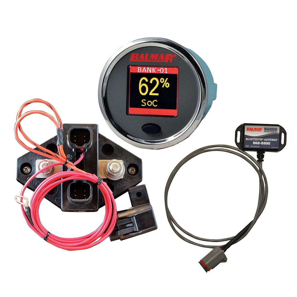 Balmar SG210 Battery Monitor Kit w/Display Shunt Gateway [SG210] - The Happy Skipper