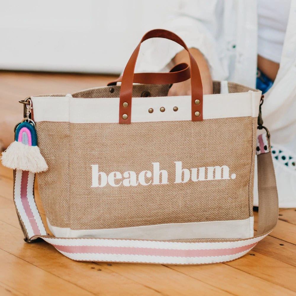 Beach Bum Jute Crossbody Tote - The Happy Skipper