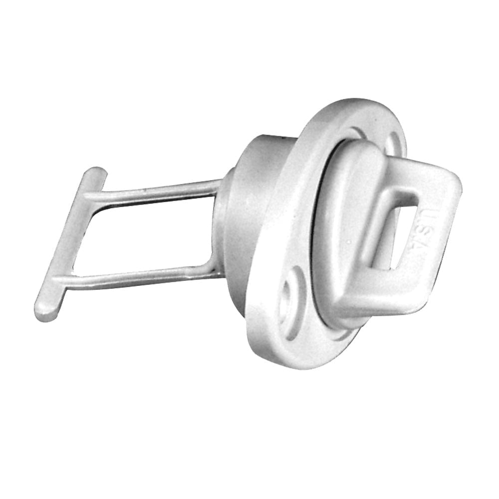 Beckson 1" Drain Plug Screw Type w/Gasket - White [DP10-W] - The Happy Skipper