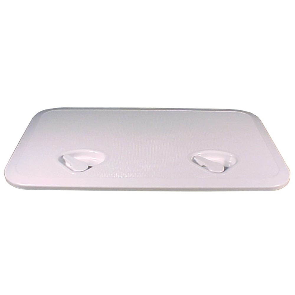 Beckson 14" x 24" Flush Hatch White - ASA Material - Acrylonitrile Styrene Acrylate [HT1424AW] - The Happy Skipper