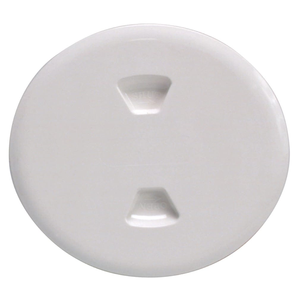 Beckson 5" Twist-Out Deck Plate - White [DP50-W] - The Happy Skipper