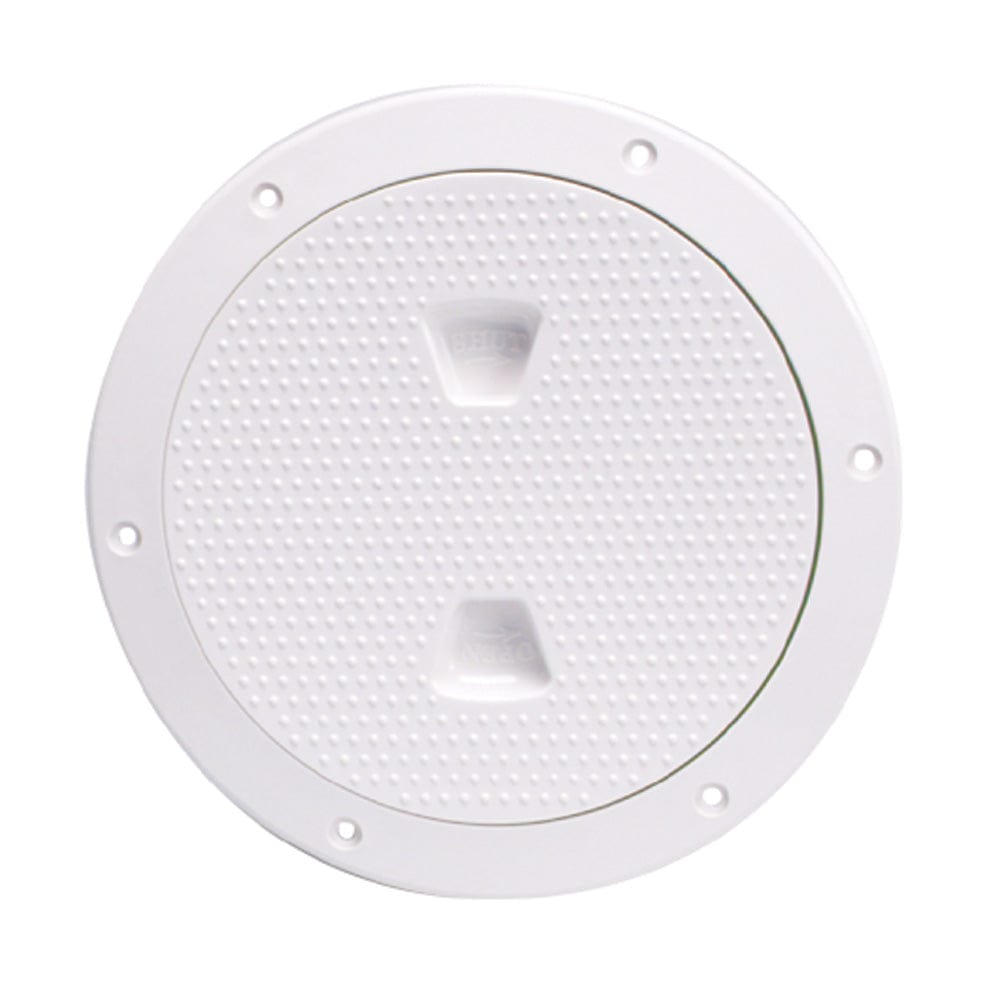 Beckson 6" Non-Skid Screw-Out Deck Plate - White [DP62-W] - The Happy Skipper