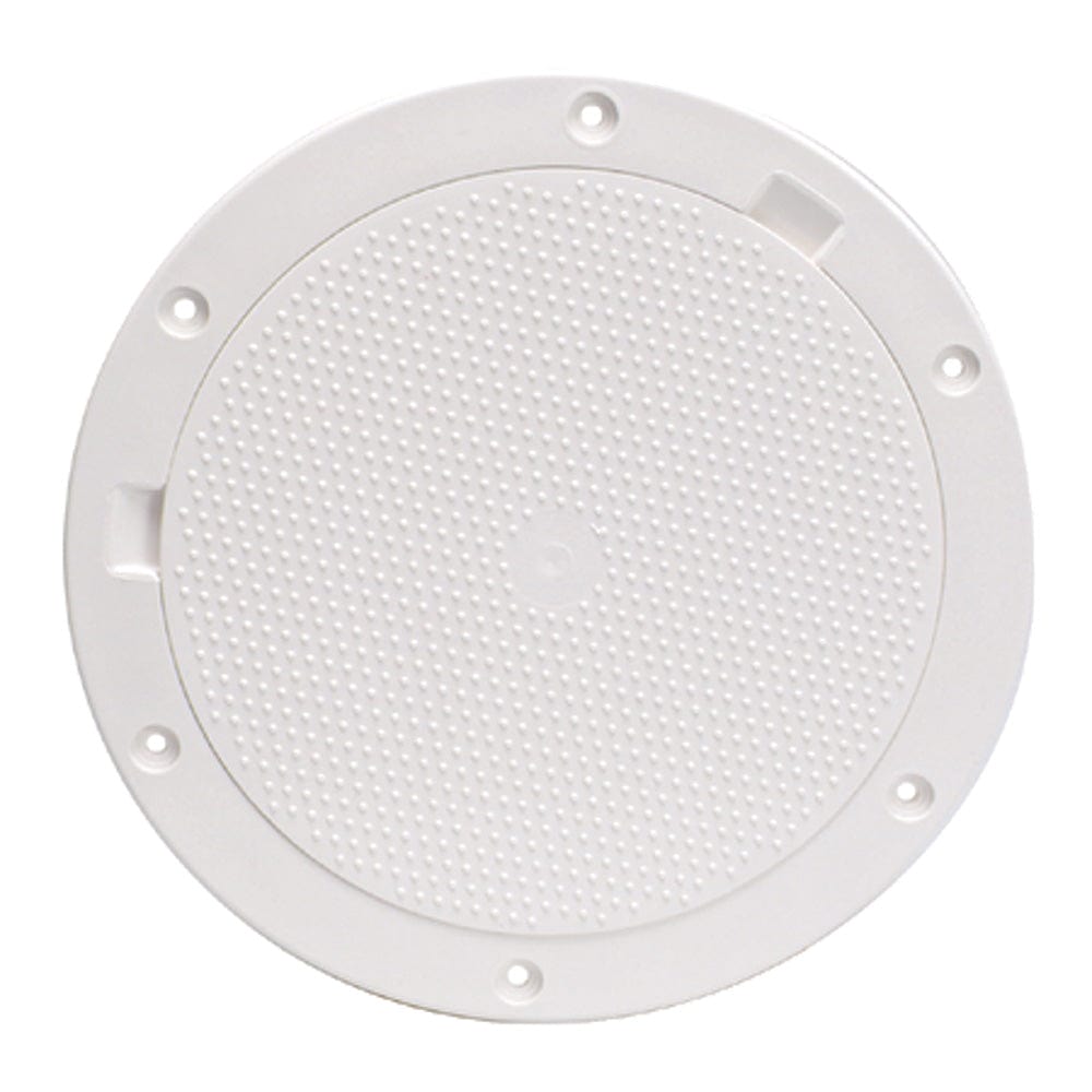 Beckson 8" Non-Skid Pry-Out Deck Plate - White [DP83-W] - The Happy Skipper