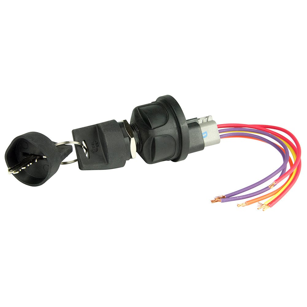 BEP 4-Position Sealed Nylon Ignition Switch - Accessory/OFF/Ignition Accessory/Start [1001603] - The Happy Skipper