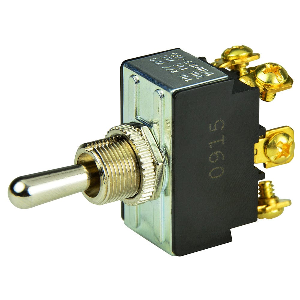 BEP DPDT Chrome Plated Toggle Switch - (ON)/OFF/(ON) [1002012] - The Happy Skipper