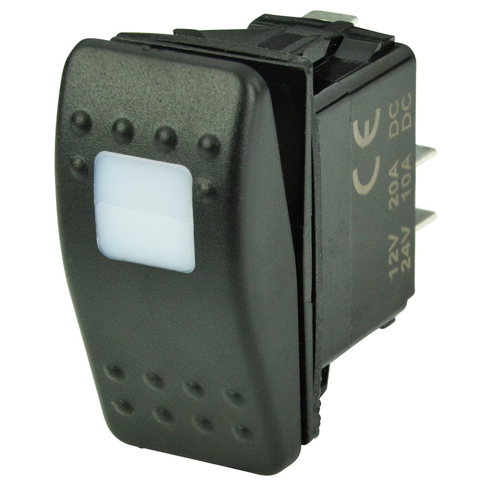 BEP SPST Contura Switch - 1-Amber LED - OFF/ON [1001801] - The Happy Skipper