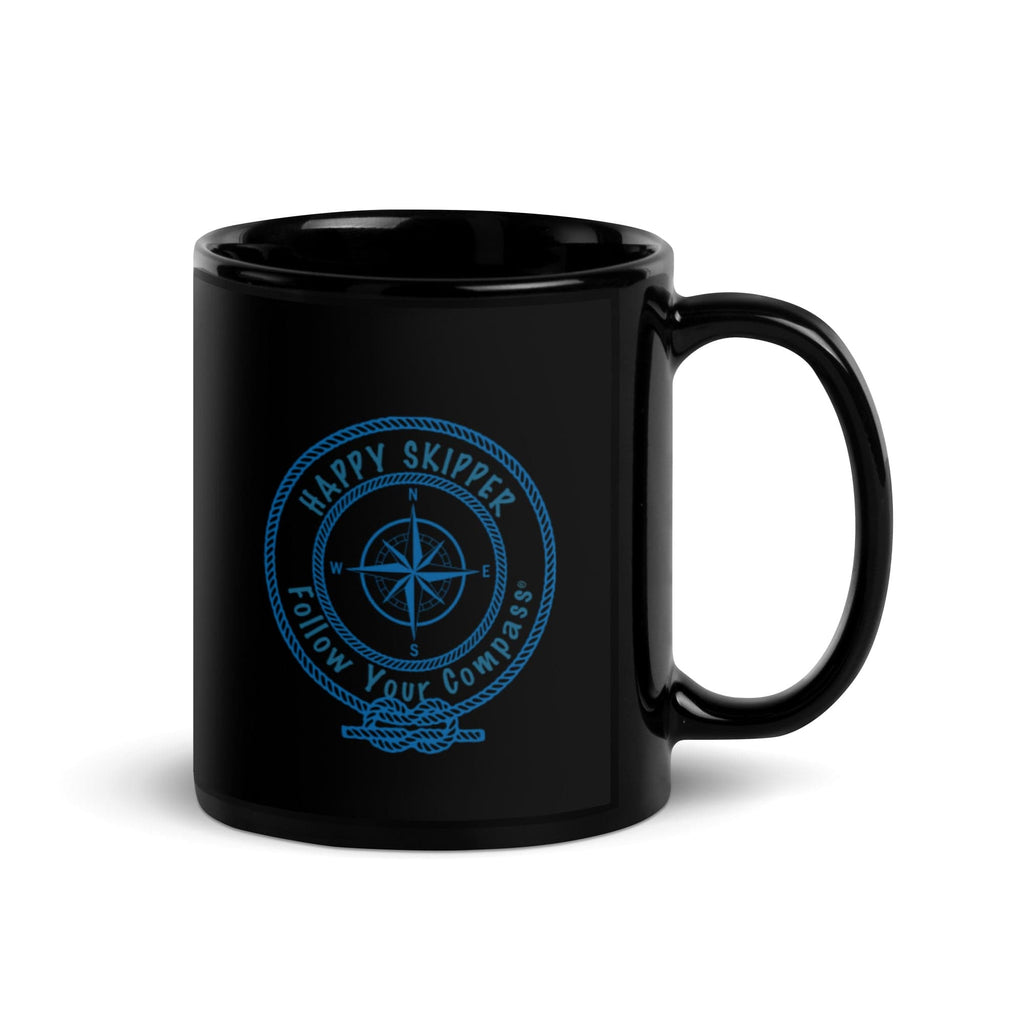 Black Glossy Mug - The Happy Skipper