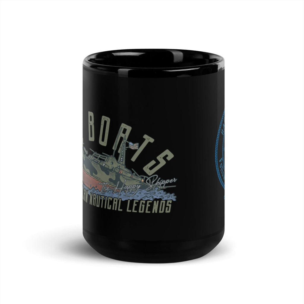 Black Glossy Mug - The Happy Skipper