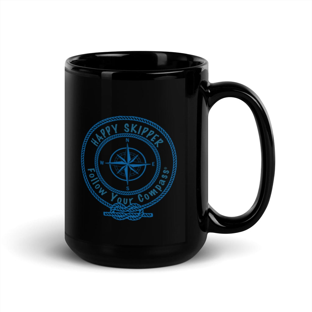 Black Glossy Mug - The Happy Skipper