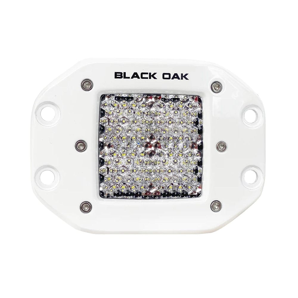 Black Oak Pro Series 2" Flush Mounted Diffused Light - White [2DM-FPOD10CR] - The Happy Skipper
