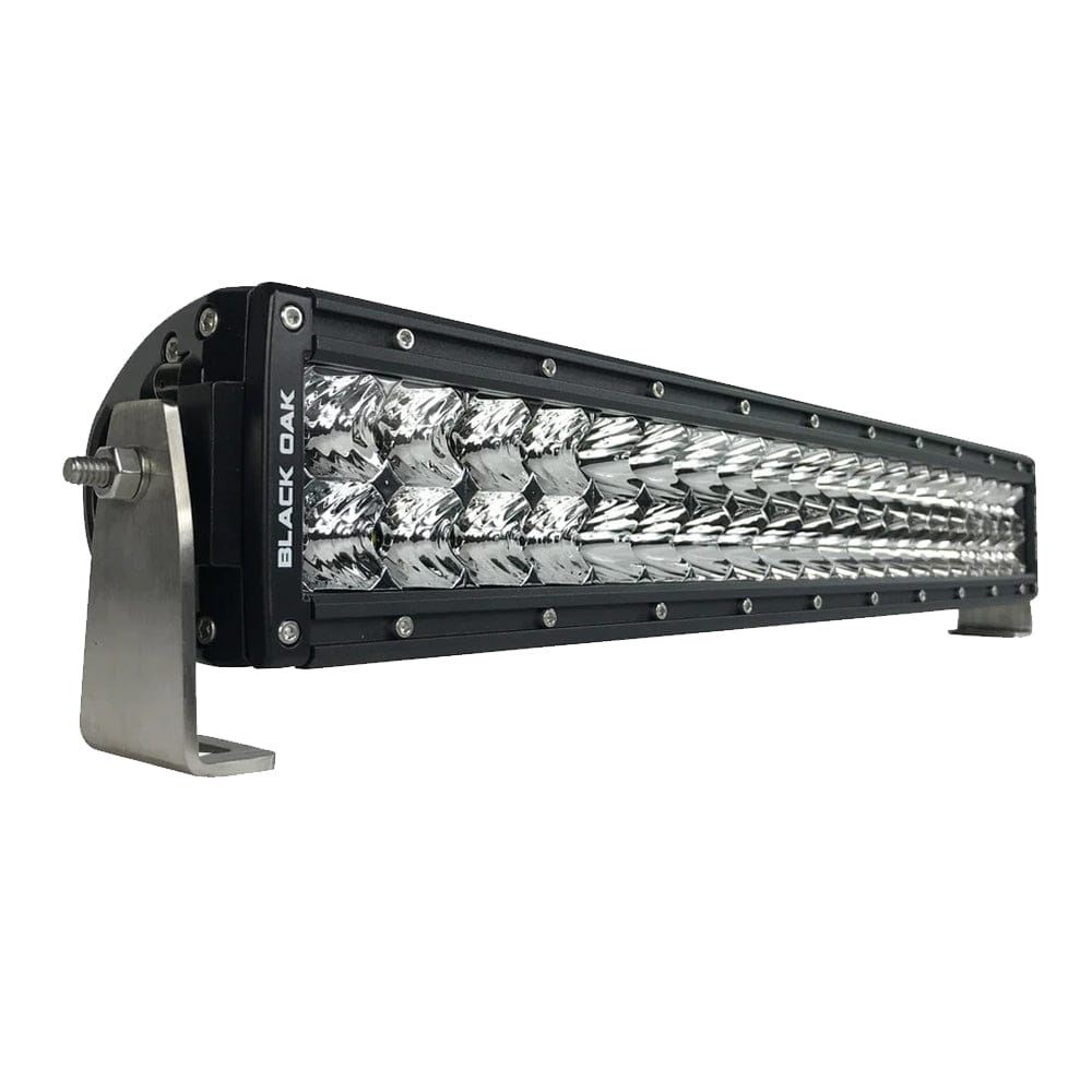 Black Oak Pro Series Curved Double Row Combo 20" Light Bar - Black [20CC-D5OS] - The Happy Skipper