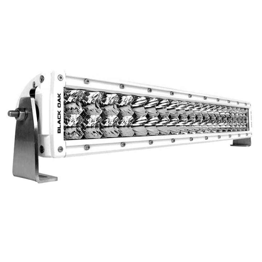Black Oak Pro Series Curved Double Row Combo 20" Light Bar - White [20CCM-D5OS] - The Happy Skipper