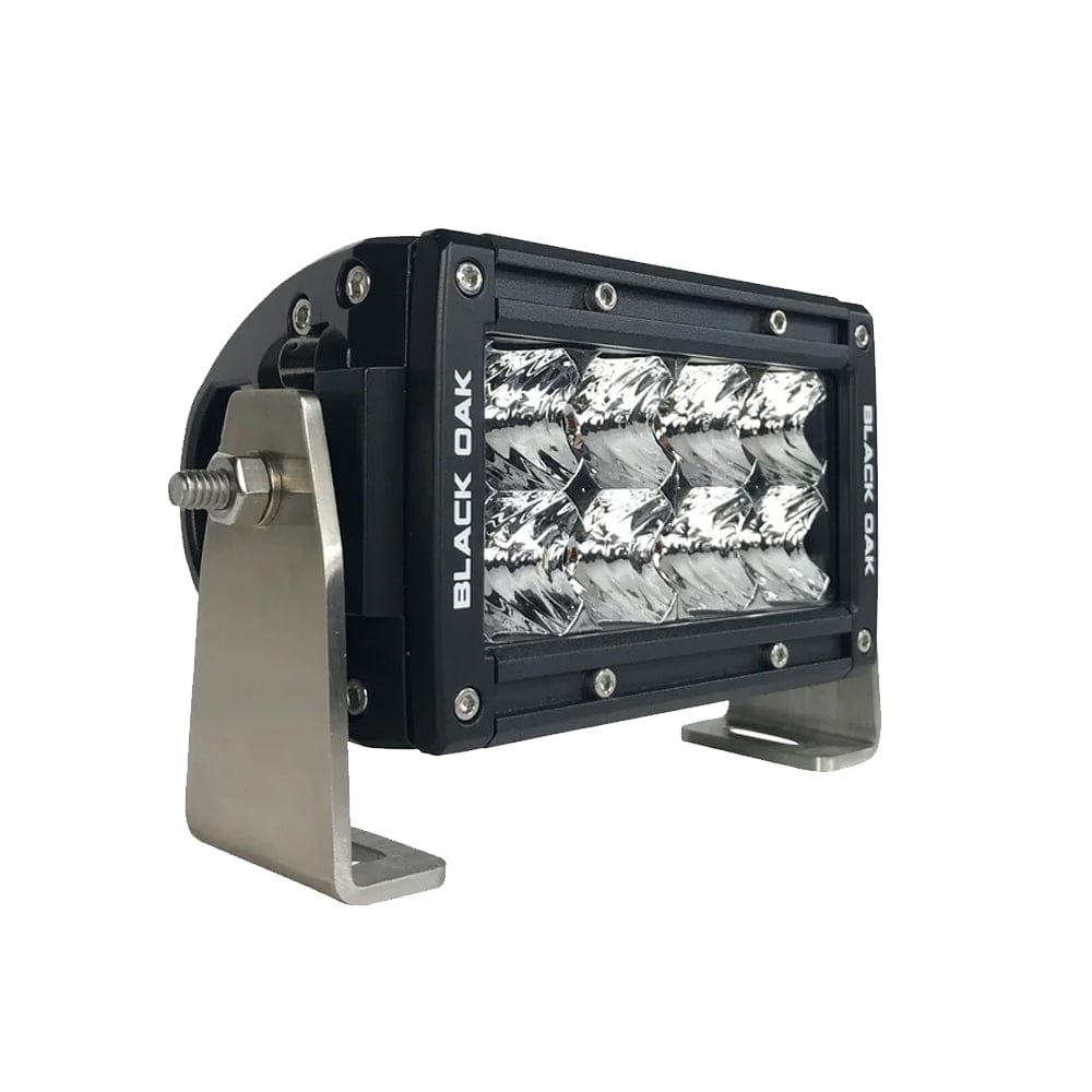 Black Oak Pro Series Double Row Spot 4" Light Bar - Black [4S-D5OS] - The Happy Skipper