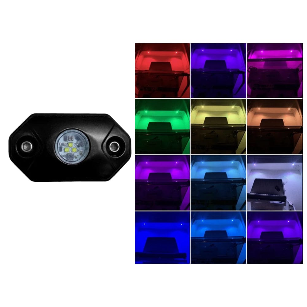 Black Oak Rock Accent Light - RGB - Black Housing [RL-RGB] - The Happy Skipper